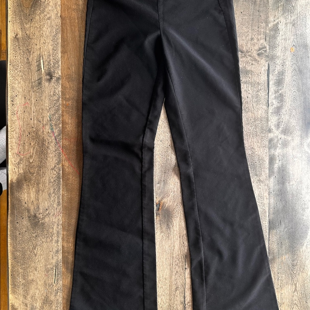 Black Flared Pants